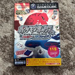 Pokemon Box For Nintendo Gamecube Japanese