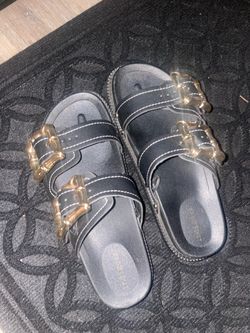 Black sandals