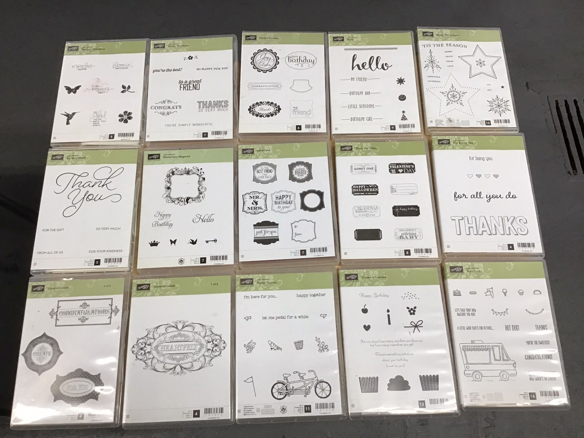 Stampin Up Stamps 