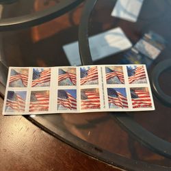 20 Us Flag Stamps $12