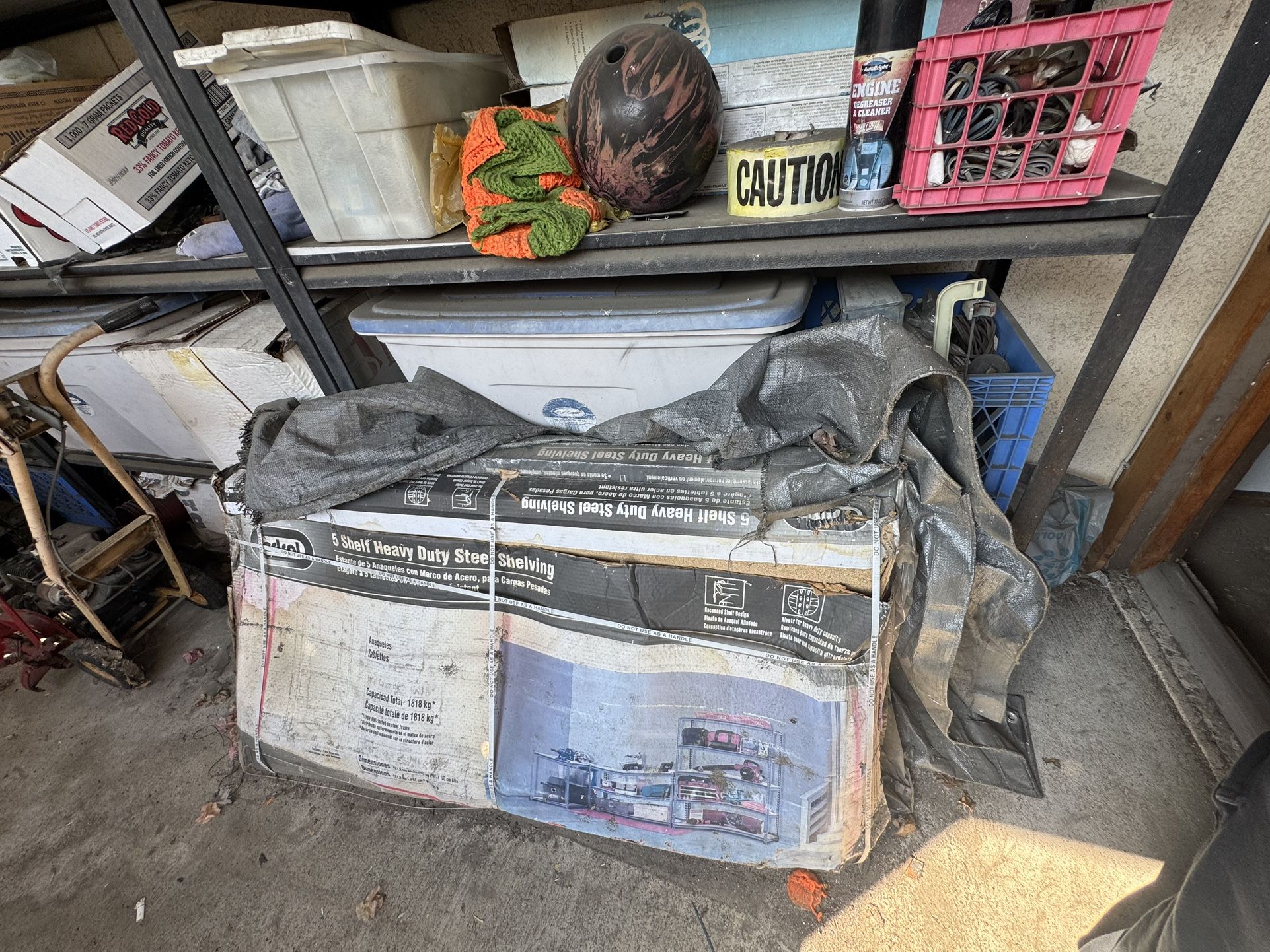 5 Shelf Heavy Duty Steel Shelving