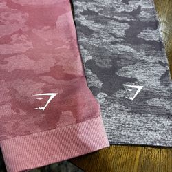 2 Gymshark Scrunchie Butt Leggings $12 Each