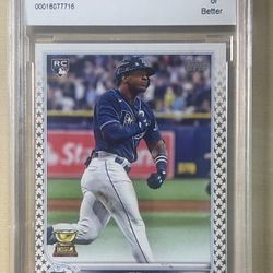 2022 Topps #215 Wander Franco (Gold Star) BCCG 9