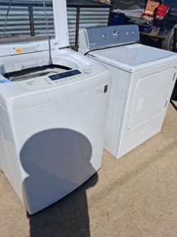 Washer LG and gas dryer may maytag works good