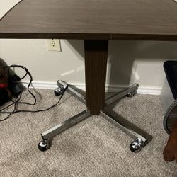 Vintage Bar TV Tray Cart With Wheels - Works Great 