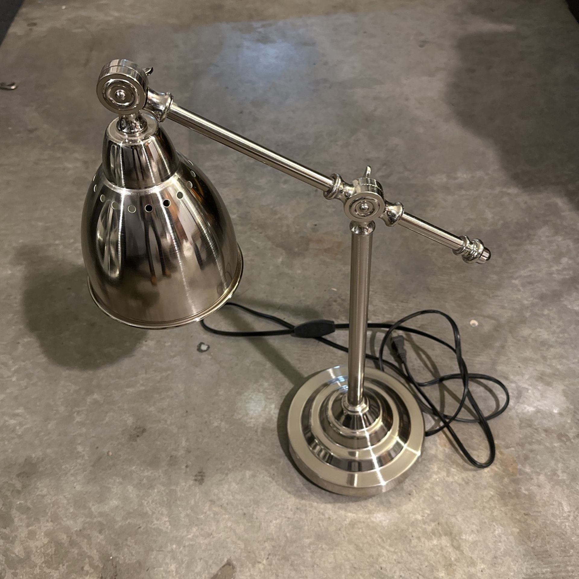 Ikea 700.895.84 Barometer Work Lamp Nickel Plated