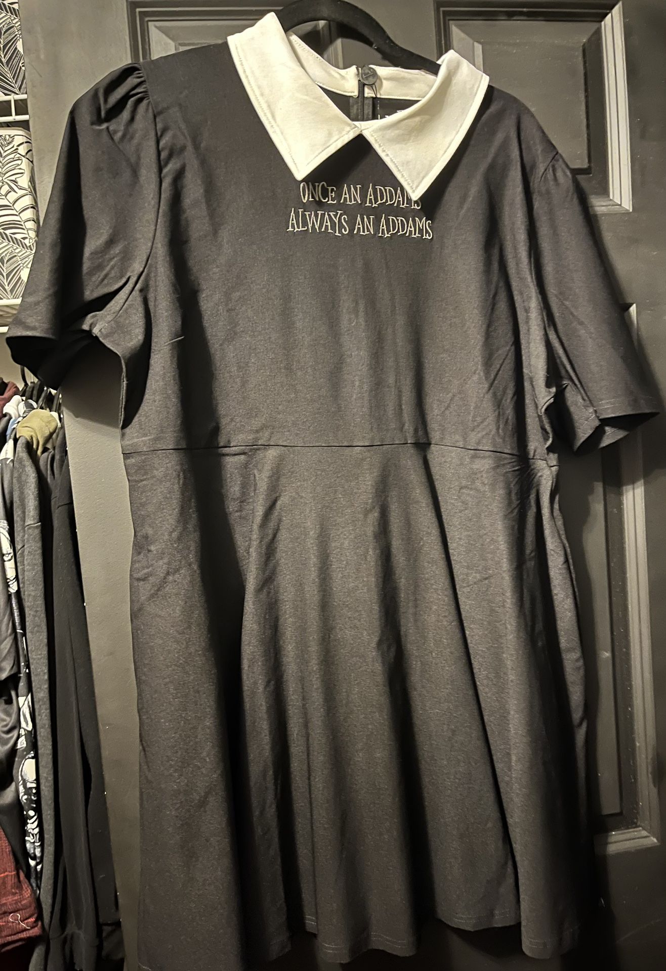 Plus size Blackest Heart Skater Dress (Wednesday Addams) from Killstar- BRAND NEW WITH TAGS