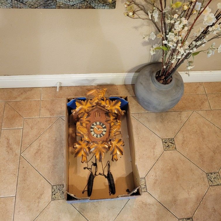 Vintage Antique German Cuckoo Clock. I Inherited This So I Don't Know Much About It.