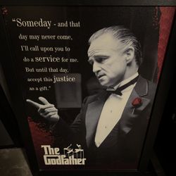 The Godfather poster - $20 oBO