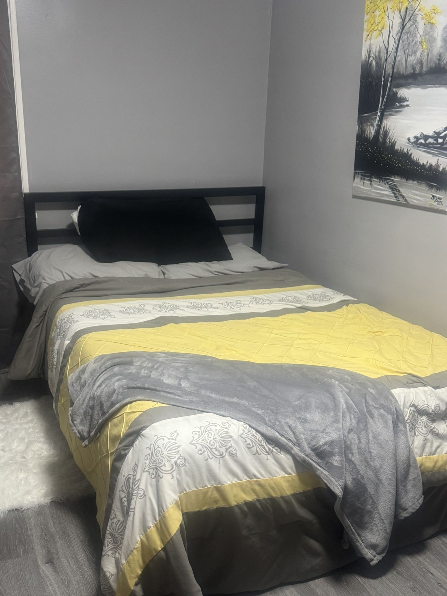 Full Size bed and mattress 