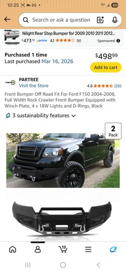 New front bumper for Ford F150 2004-2008