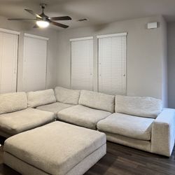 Mueble Modula Grande, Color Gris. Viene Con Un Set De Fundas De Cojines // Sofá Modular 