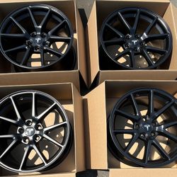 “18 Tesla Model 3 Satin Black Rims/Wheels (exchange available)