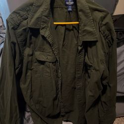 Old Navy Olive Green Utility shirt XXL