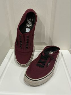 Vans Maroon Shoes