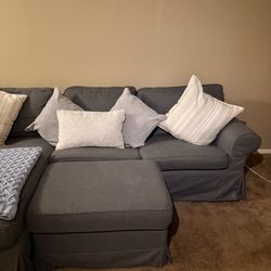 IKEA UPPLAND SOFA with Chaise And Ottoman