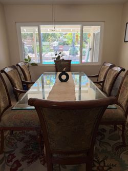 Bombay Furniture Company Dining room table with chairs