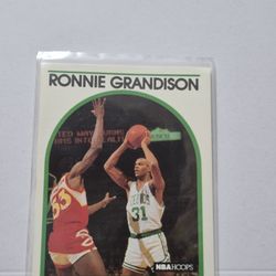1989-90 Hoops Ronnie Grandison Rookie . Boston Celtics #248