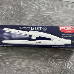 Red Ultrasonic Ceramic Styler Mist