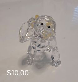 Swarovski Baby Gorilla with Bananas