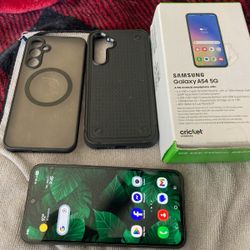Samsung Galaxy A54 5G Cricket Screen Protector And 2 Cases