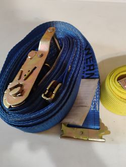 Heavy Duty Tie Straps With Clips
