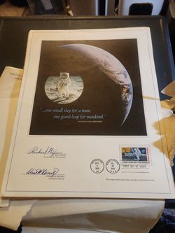 First man on the moon