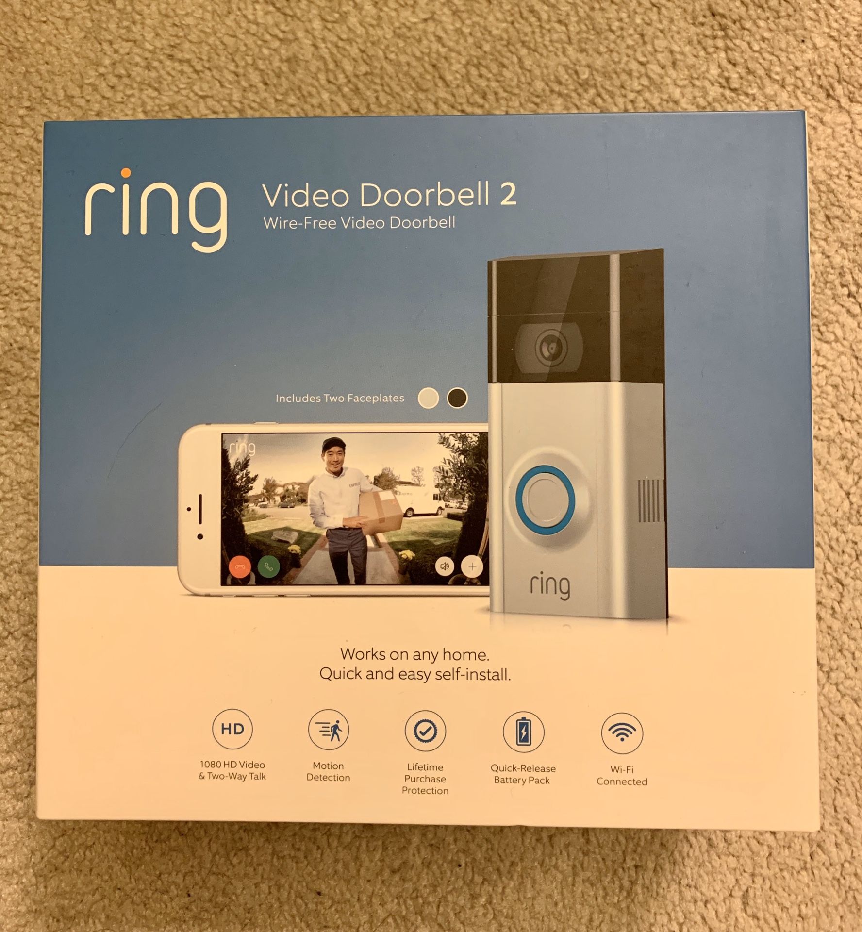 Brand new Ring video doorbell 2