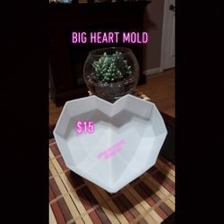 Big Heart Silicone Mold