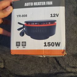 Car Heater Fan 2 in 1 Heating Cooling Auto Windshield Heater Portable Silent Operation Car Heater Defroster Fast Heating Fan 150W