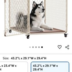 Dog Crate With Wheels
