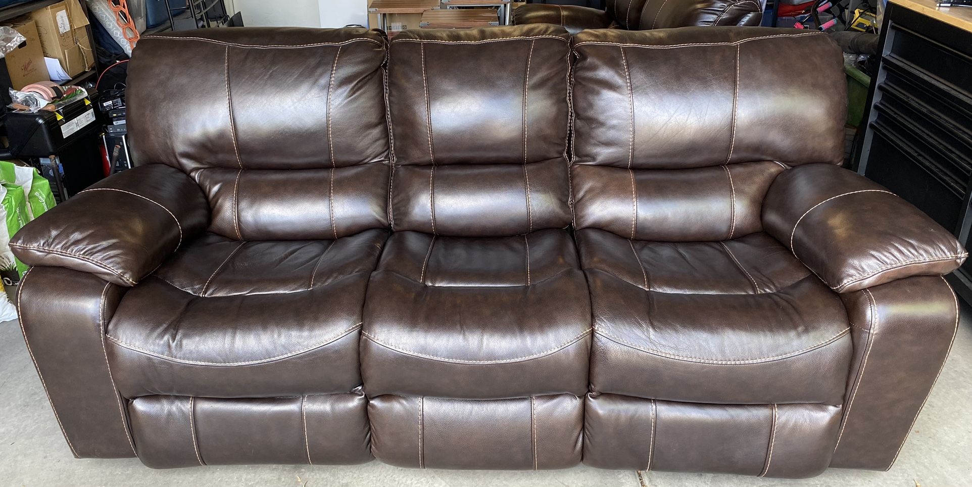 RC Willey Genuine Leather Couch & Loveseat for Sale in Las Vegas, NV