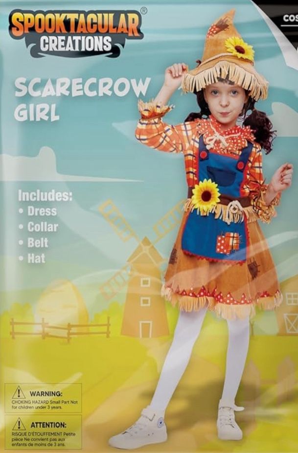 Toddler Size 3 Scarecrow Costume