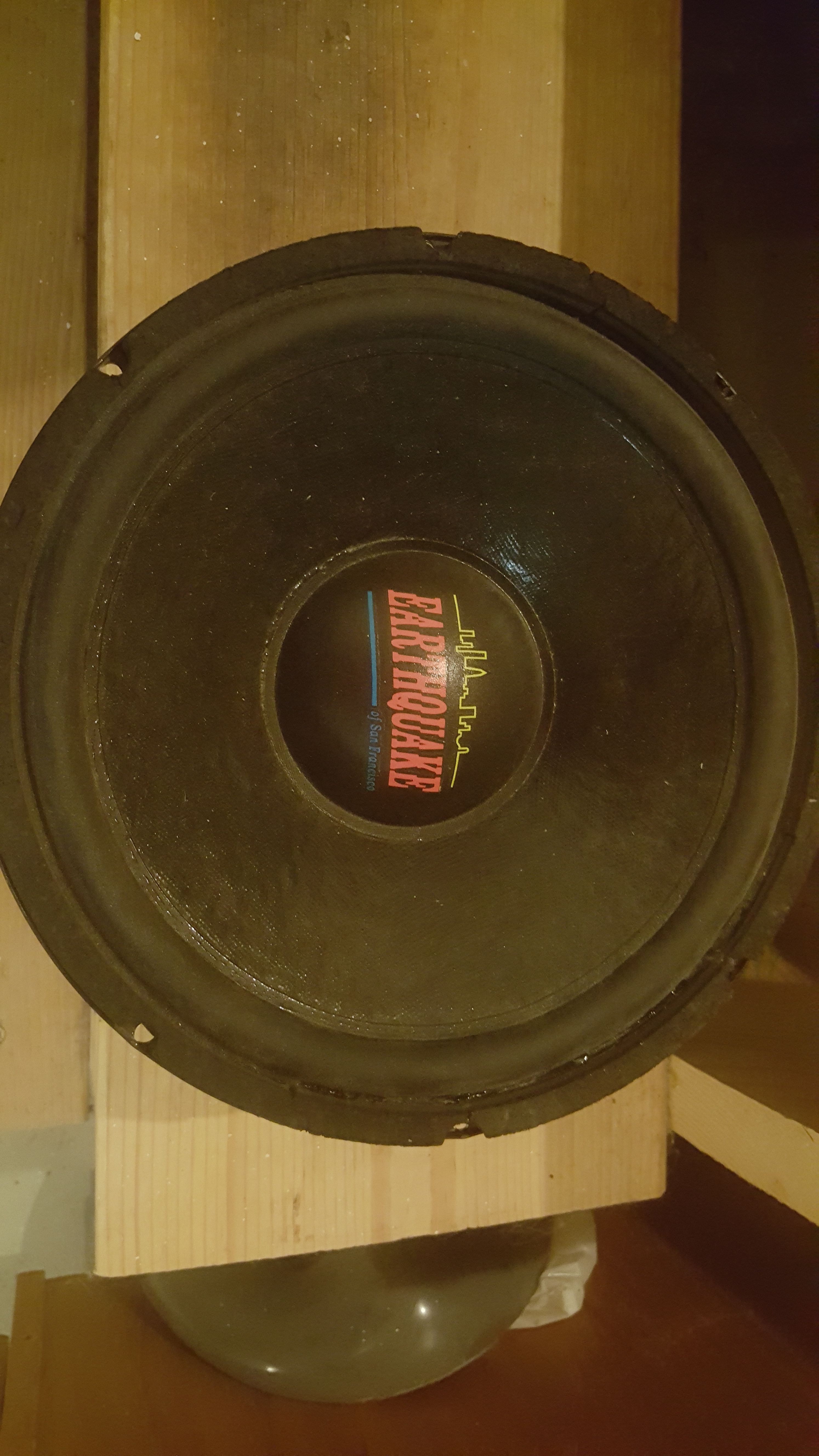 Old school earthquake store subwoofer