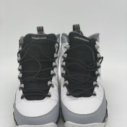 2014 Nike Air Jordan IX 9 Retro BG Baron Wolf Grey White Black 