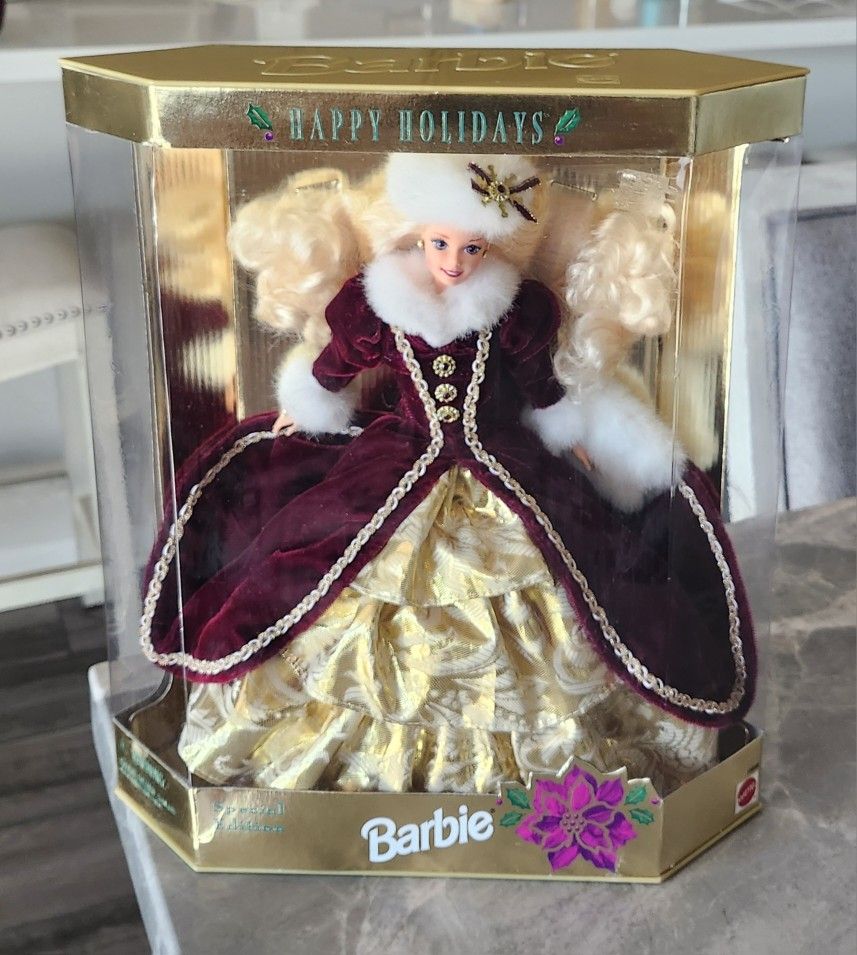 1996 Mattel Barbie Happy Holidays Special Edition Doll #15646 NRFB