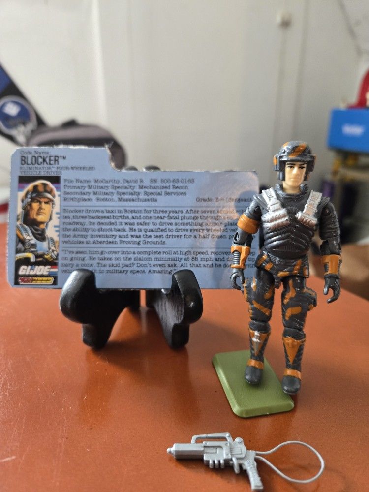 Original 3.75 " Gi Joe Blocker Complete