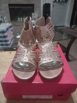 Pink Littles Girls Heels Size 1