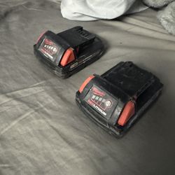 Milwaukee 2.0   M18v Batteries