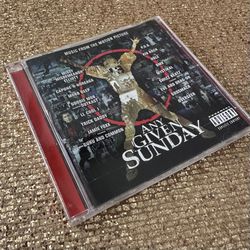 Any Given Sunday Soundtrack CD Y2k Era 2000