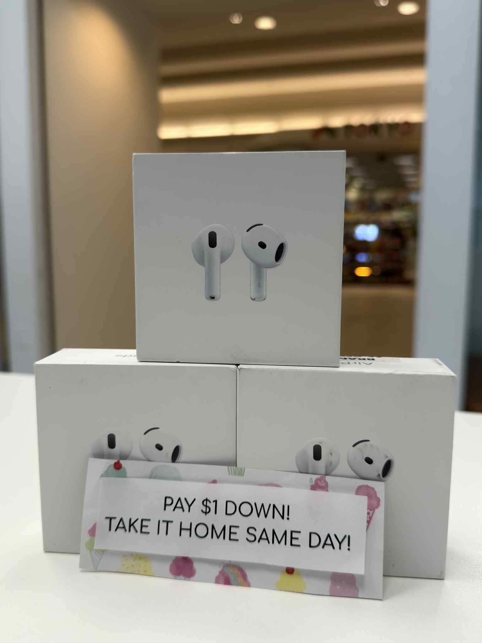 Apple Airpods 4 - Pay $5 DOWN AVAILABLE - NO CREDIT NEEDED