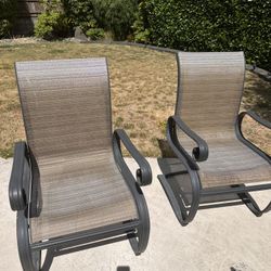 Free Outdoor Dining Chairs (5)