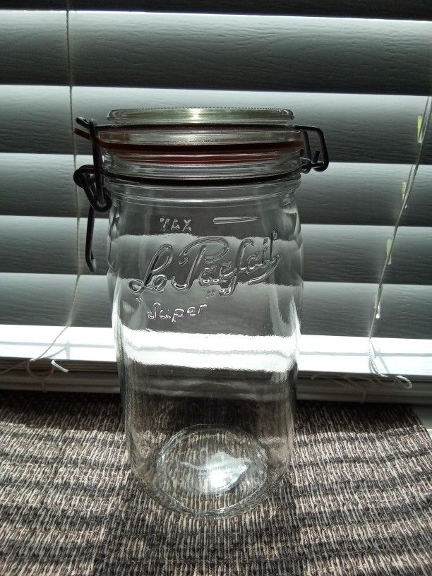 New Le Parfait 1.5L Super Jar - Airtight French Glass Canning Jar