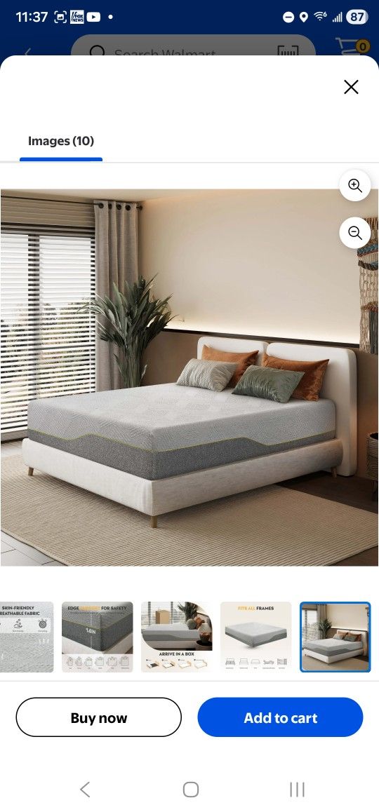 Brand New Queen Mattress - Memory Foam, 14" Thick, Medium Firm