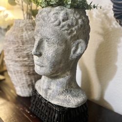 Male Garden Plant Statue Head 🛍️FREE DELIVERY 