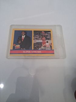 NBA Hoops Super Streaks Basketball Card