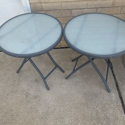 Two size tables great condition