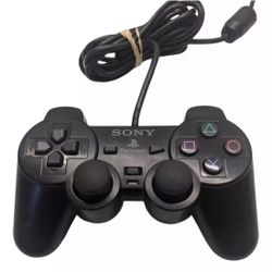 Sony PlayStation 2 PS2 DualShock Analog Controller - Black *Very Good Condition*