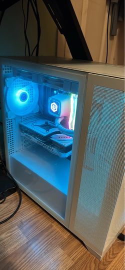Custom Built Gaming PC White RGB