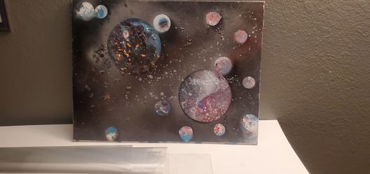Painted canvas
